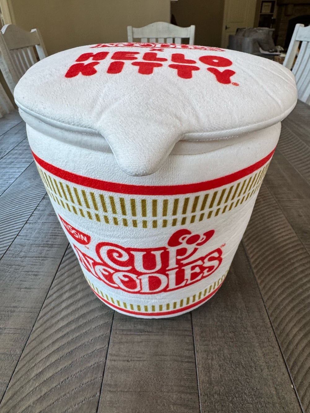 Nissin Cup Noodles - Hello Kitty Plush Container Kidrobot - Picture 2 of 15